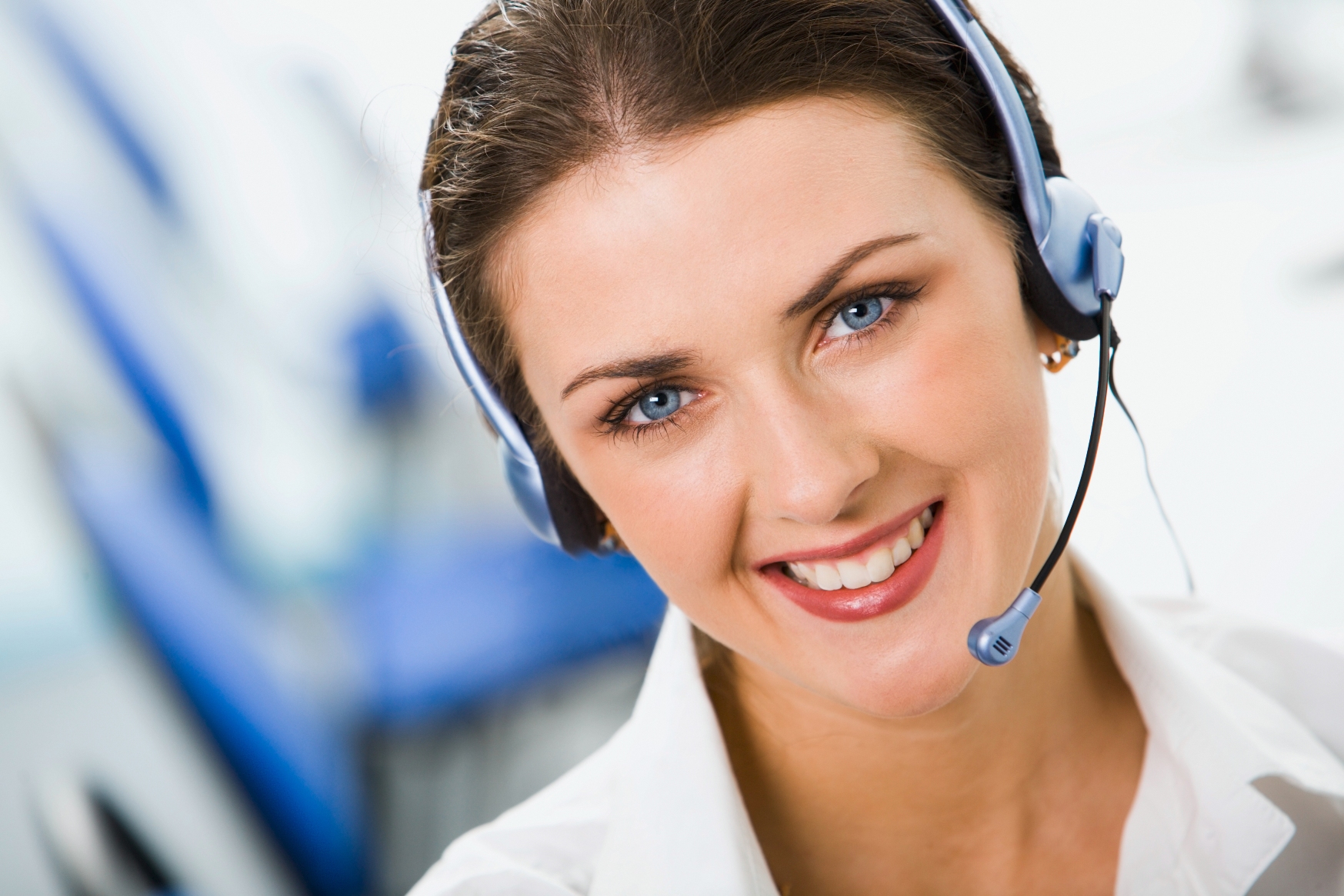 Woman Call Center