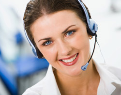 Woman Call Center